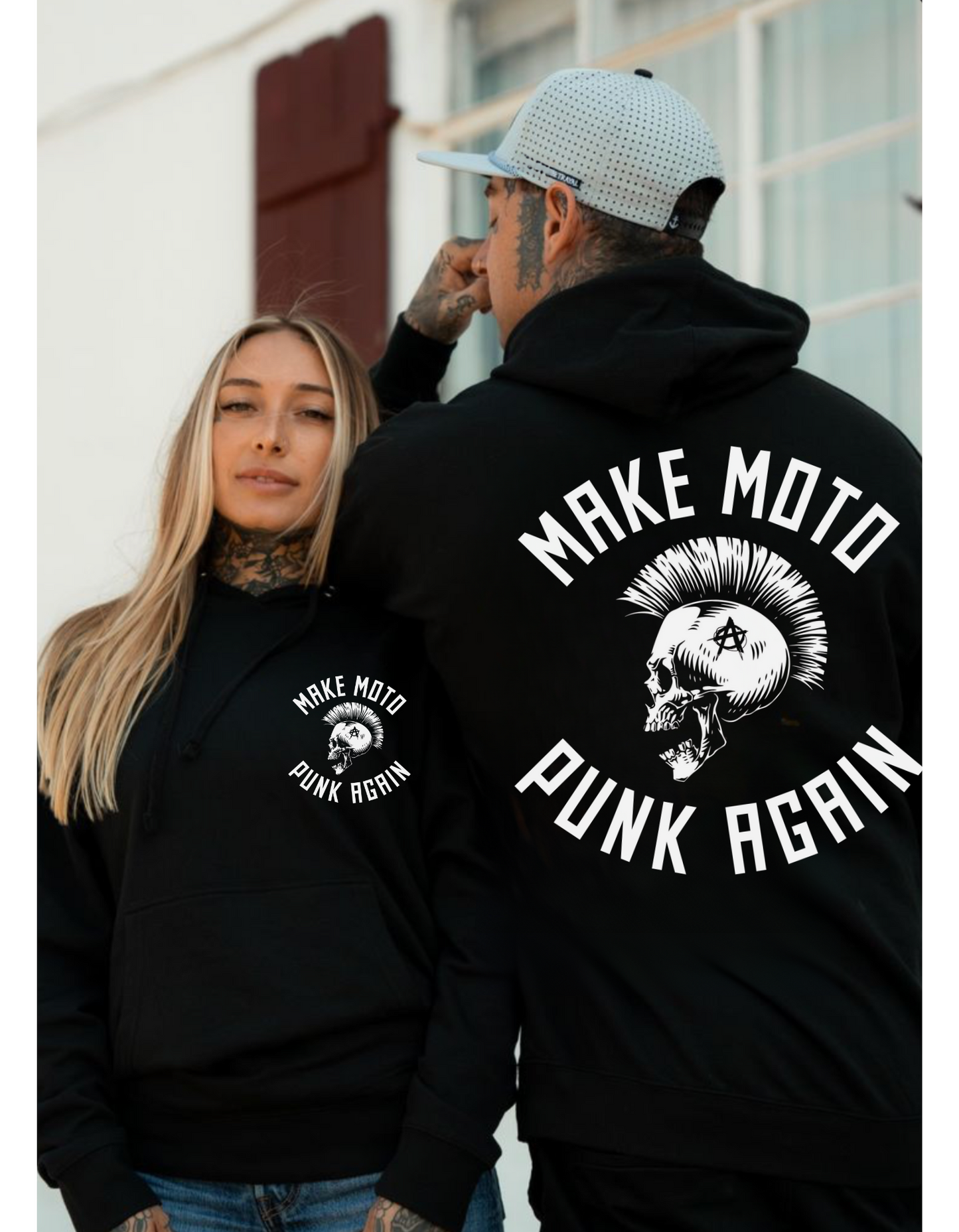 Make Moto Punk Again Mens Hoodie