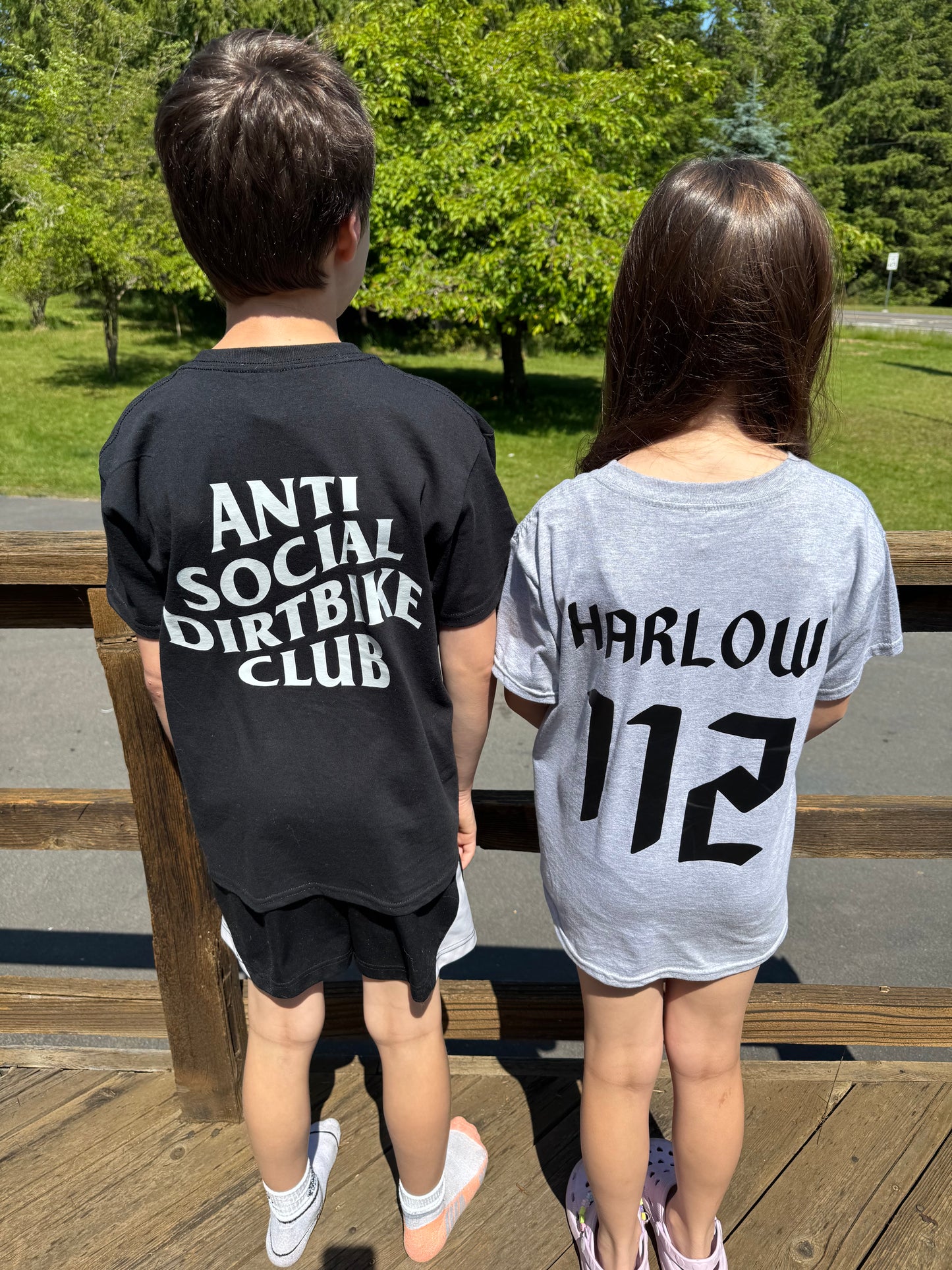 Anti-Social Dirt Bike Club Kids Tee