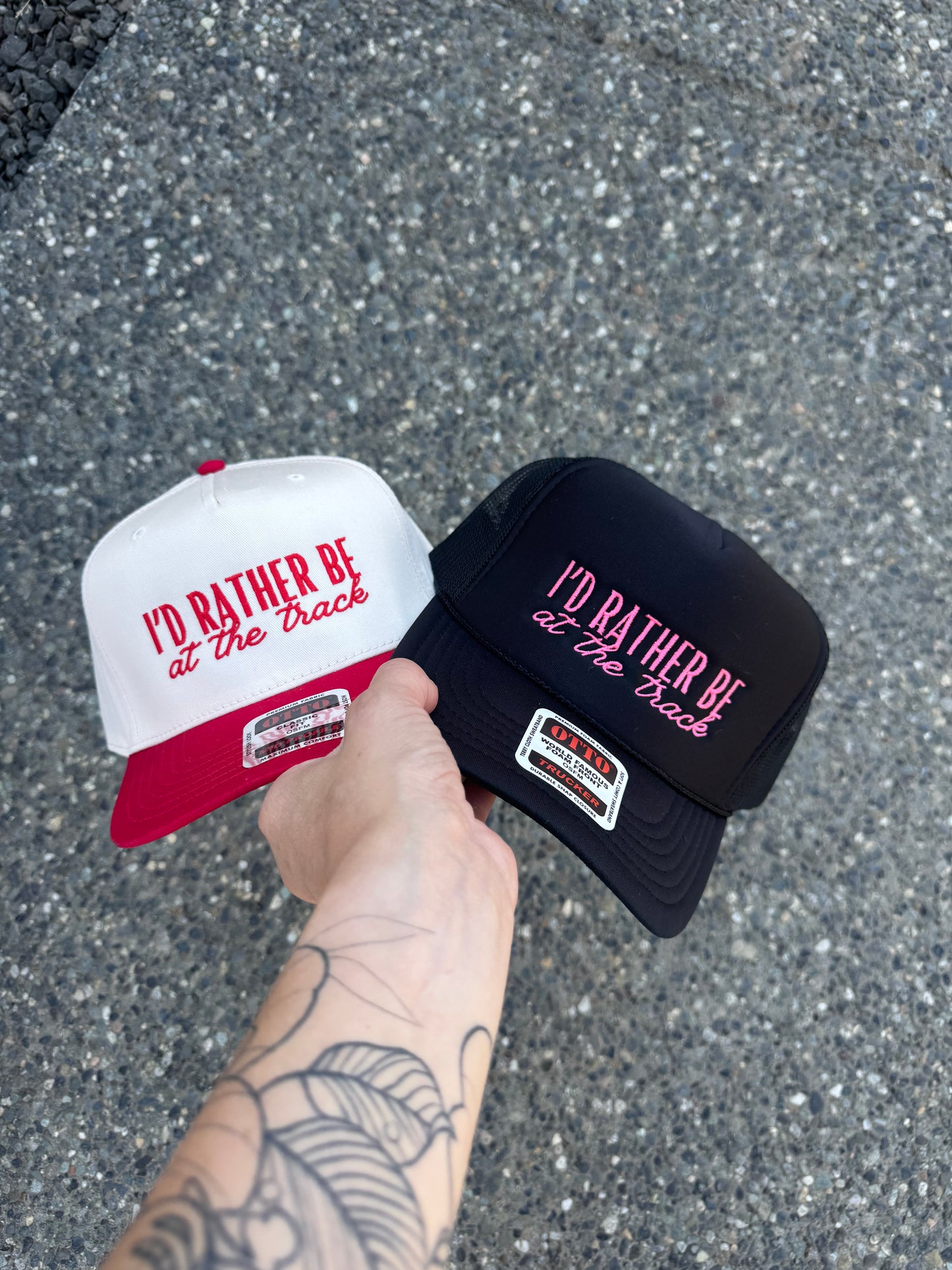 I’d Rather Be at the Track Snapback Hat