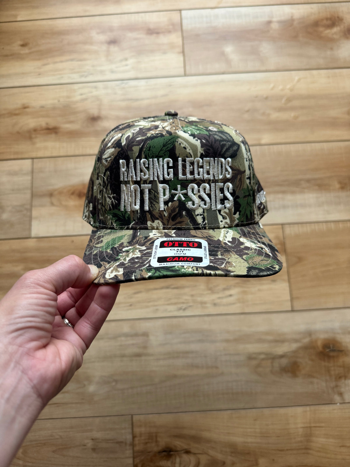 Raising Legends Not P*ssies Snapback Hat