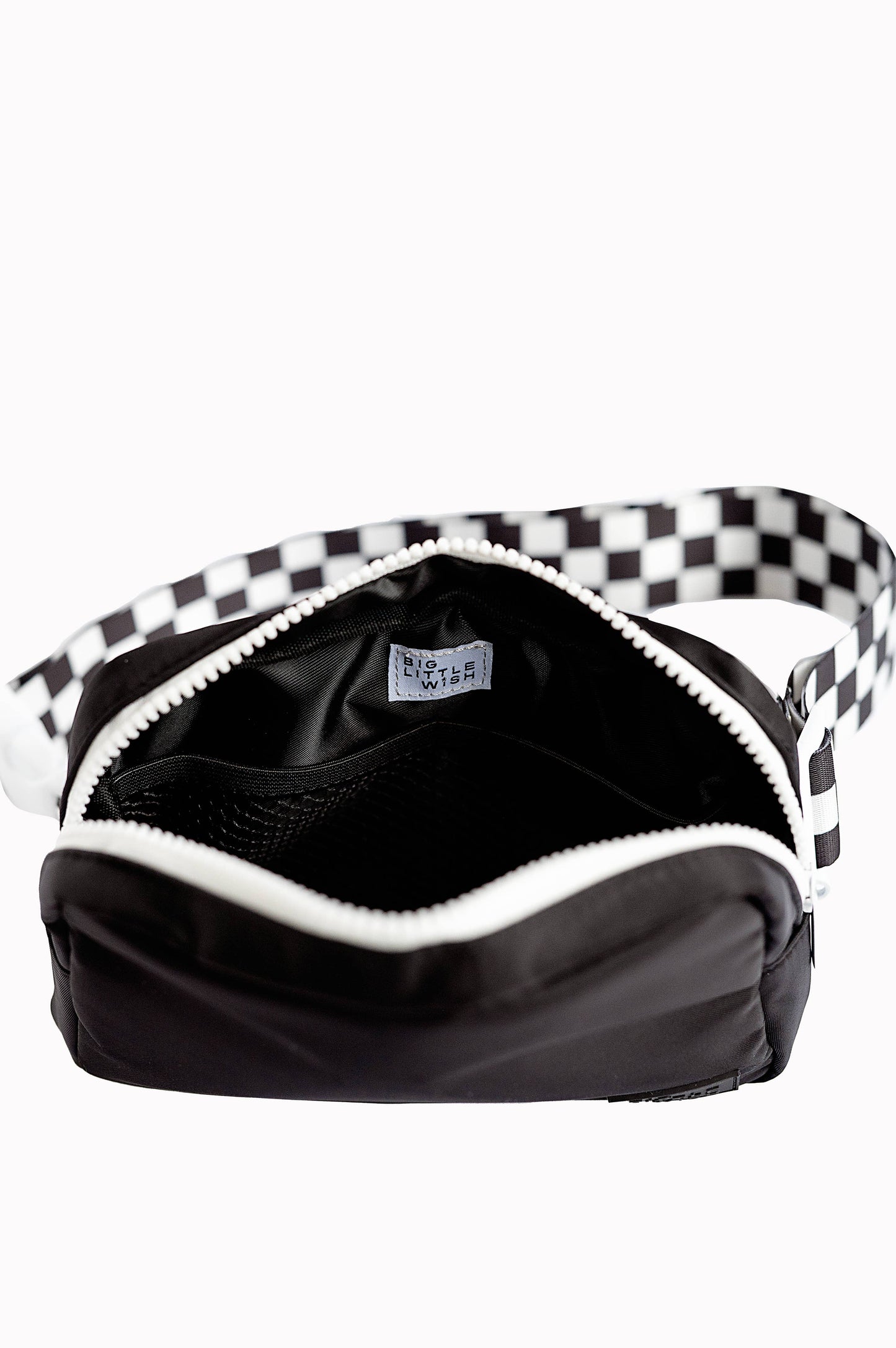 Checkered Strap Fanny Pack