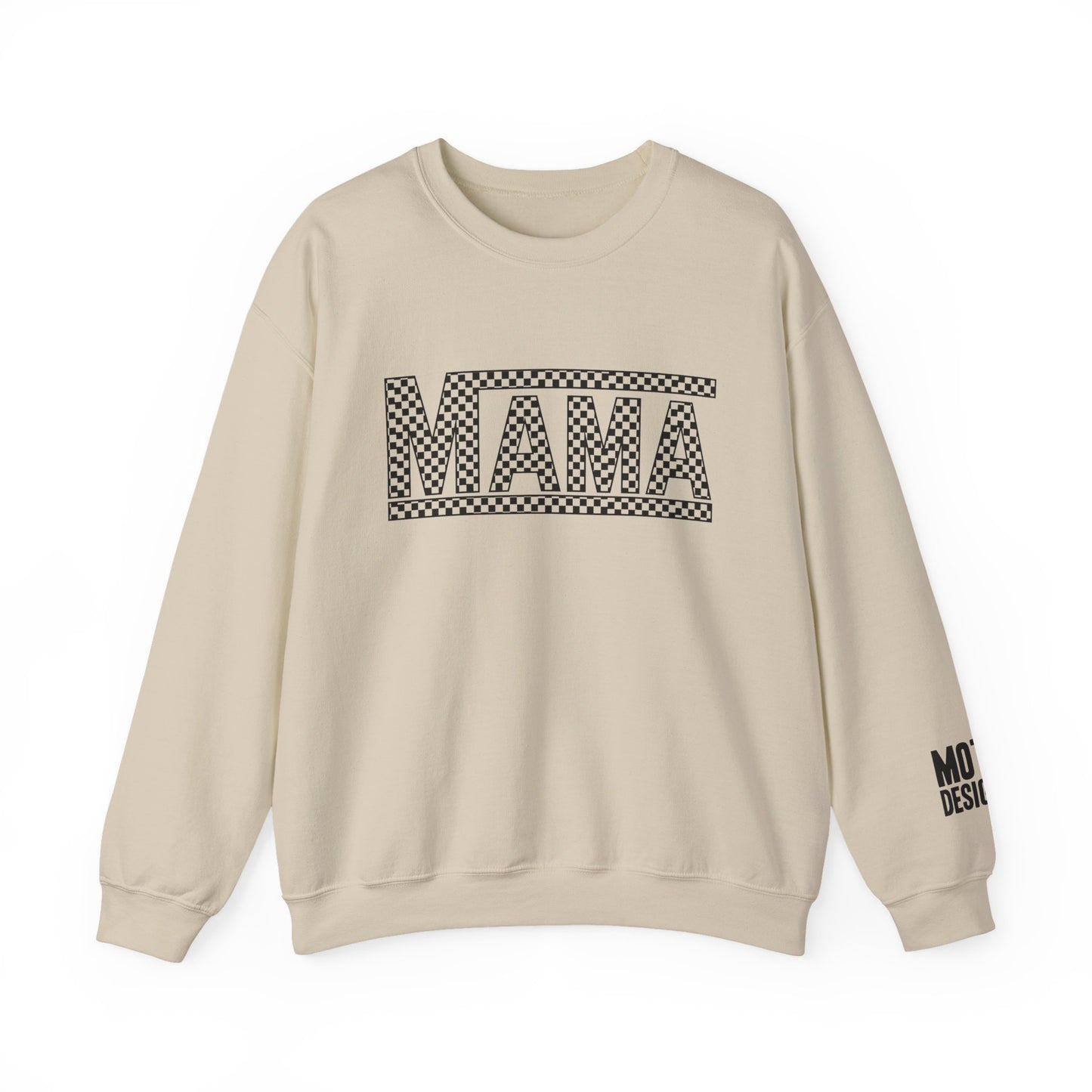 Checkered MAMA Crewneck