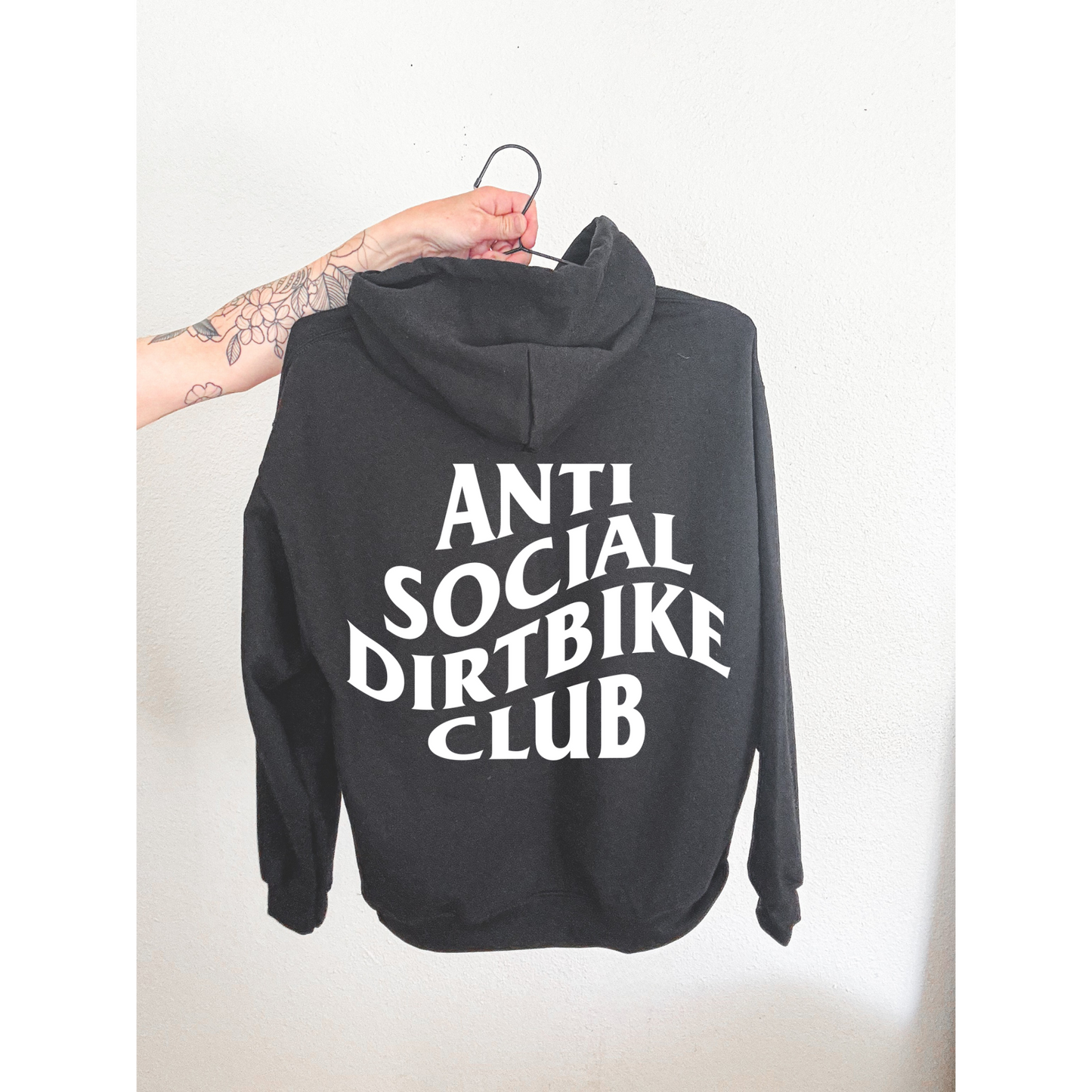 Ladies Anti Social Dirt Bike Club Hoodie