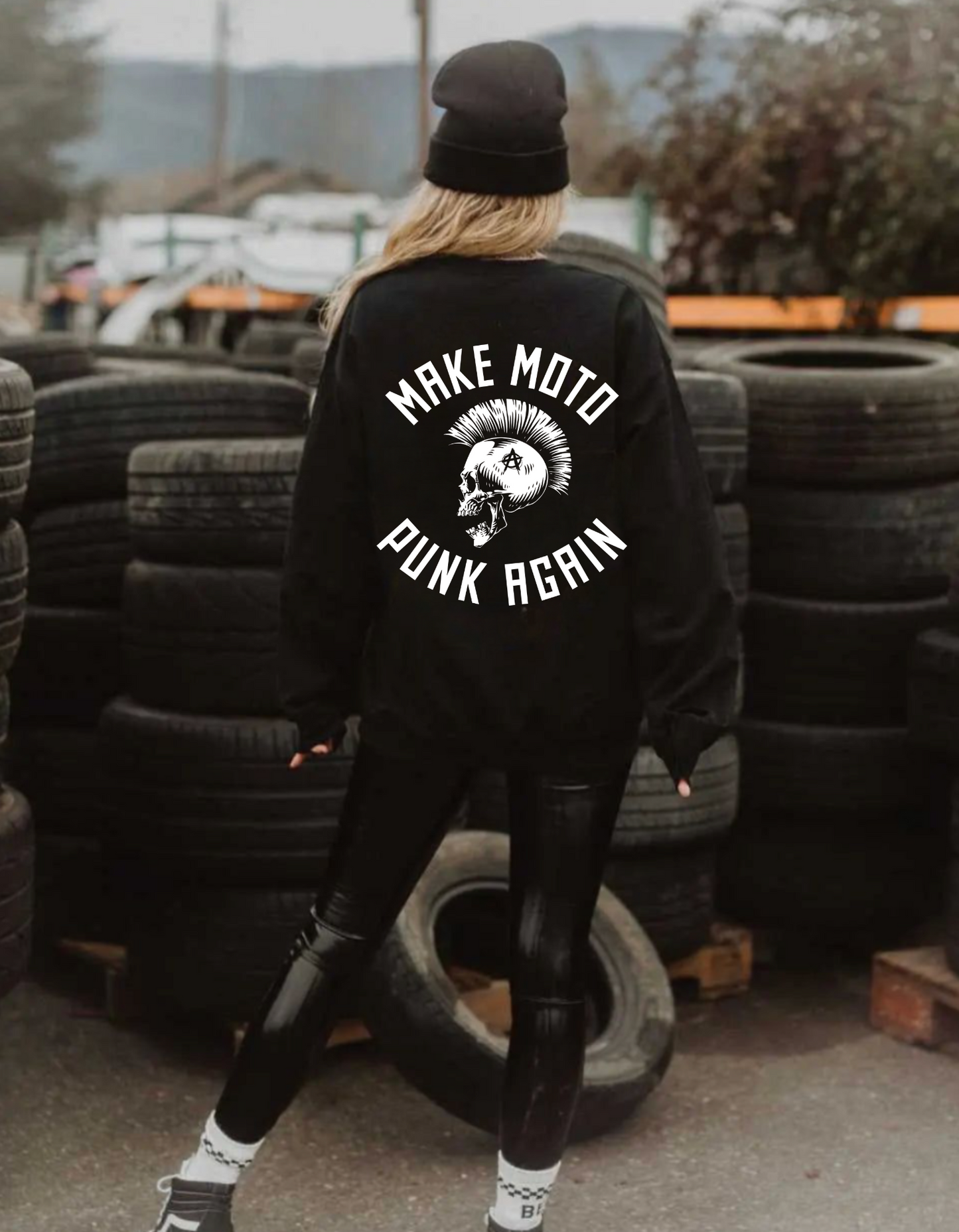 Women's Make Moto Punk Again Crewneck