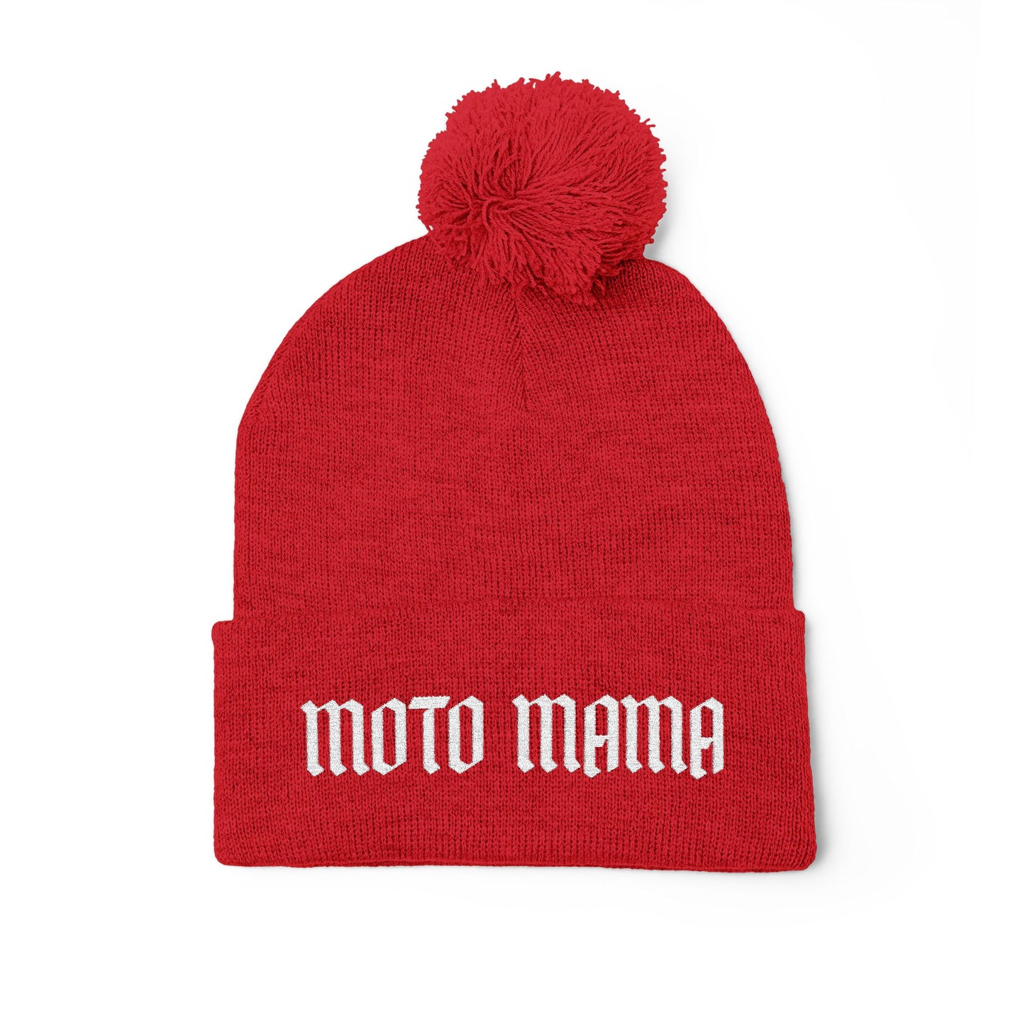 Moto Mama Pom Beanie