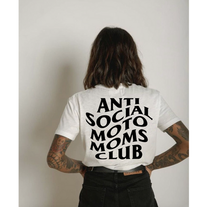 Anti Social Moto Moms Club Tee