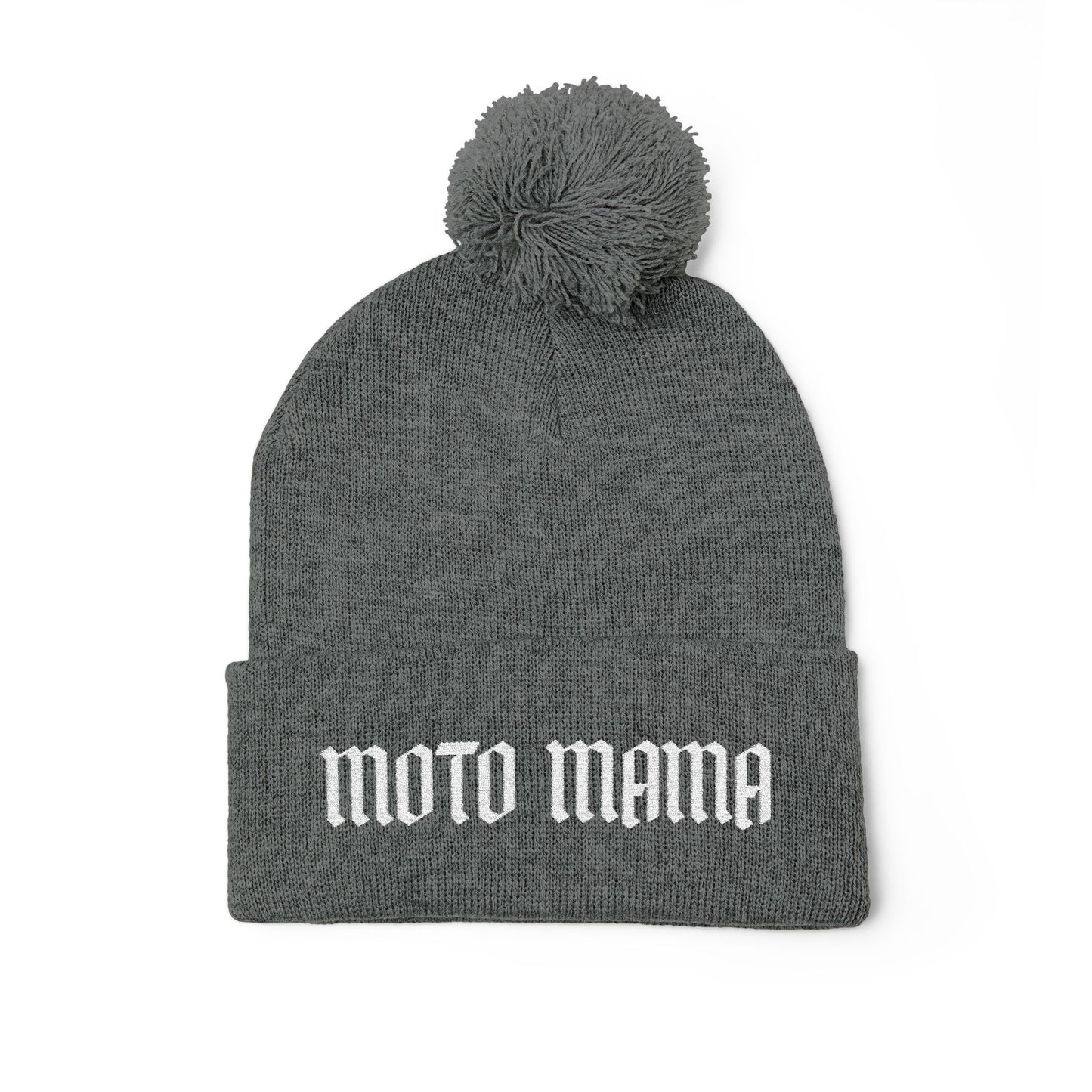 Moto Mama Pom Beanie