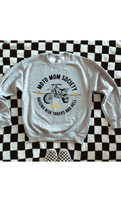 Moto Mom Society Sweatshirt