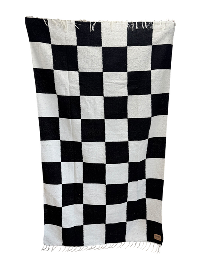 Checkered Moto Blanket