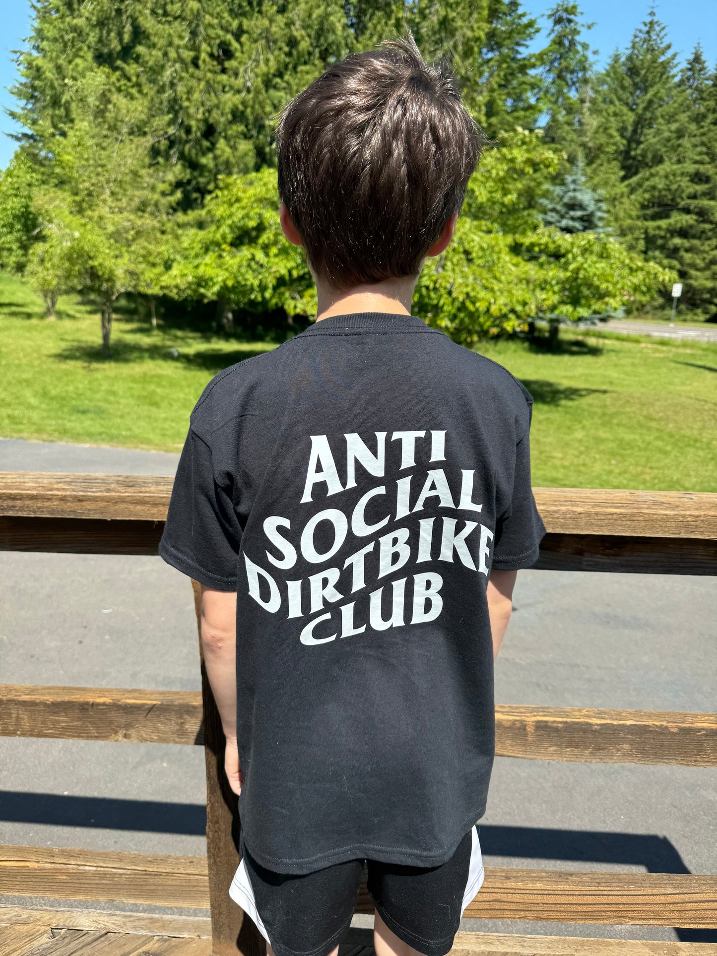 Anti-Social Dirt Bike Club Kids Tee
