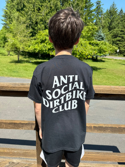Anti-Social Dirt Bike Club Kids Tee