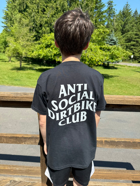 Anti-Social Dirt Bike Club Kids Tee