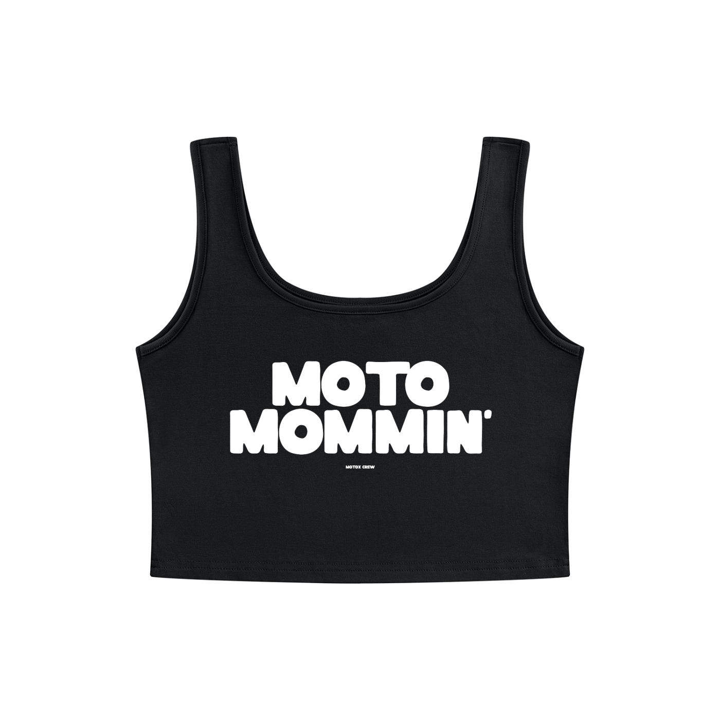 Moto Mommin' Cropped Tank Top