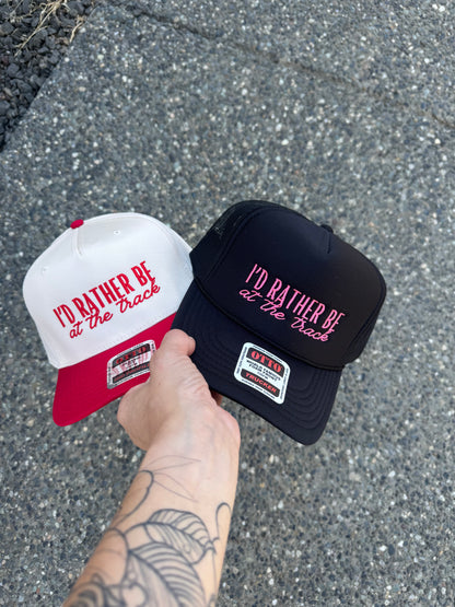 I’d Rather Be at the Track Snapback Hat