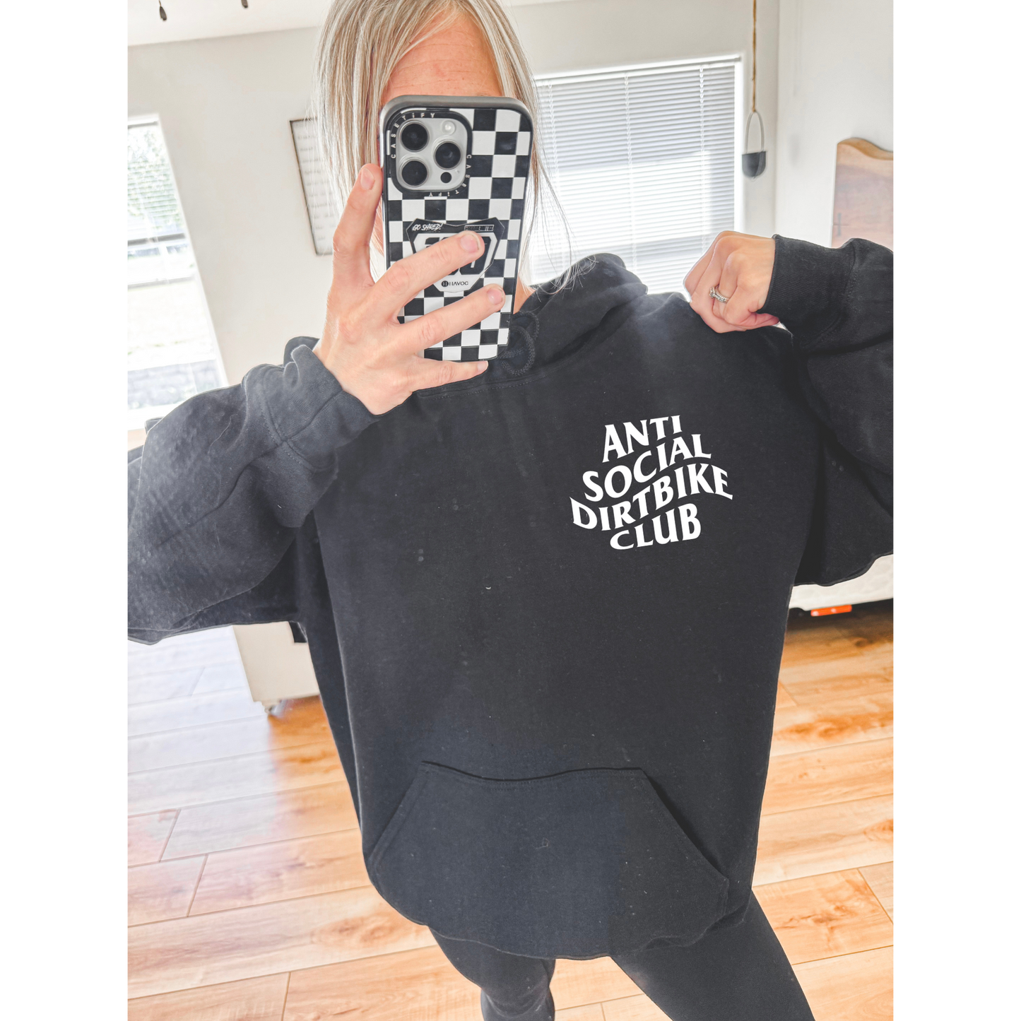 Ladies Anti Social Dirt Bike Club Hoodie