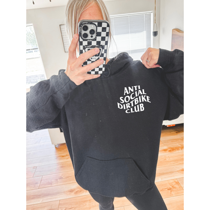 Ladies Anti Social Dirt Bike Club Hoodie