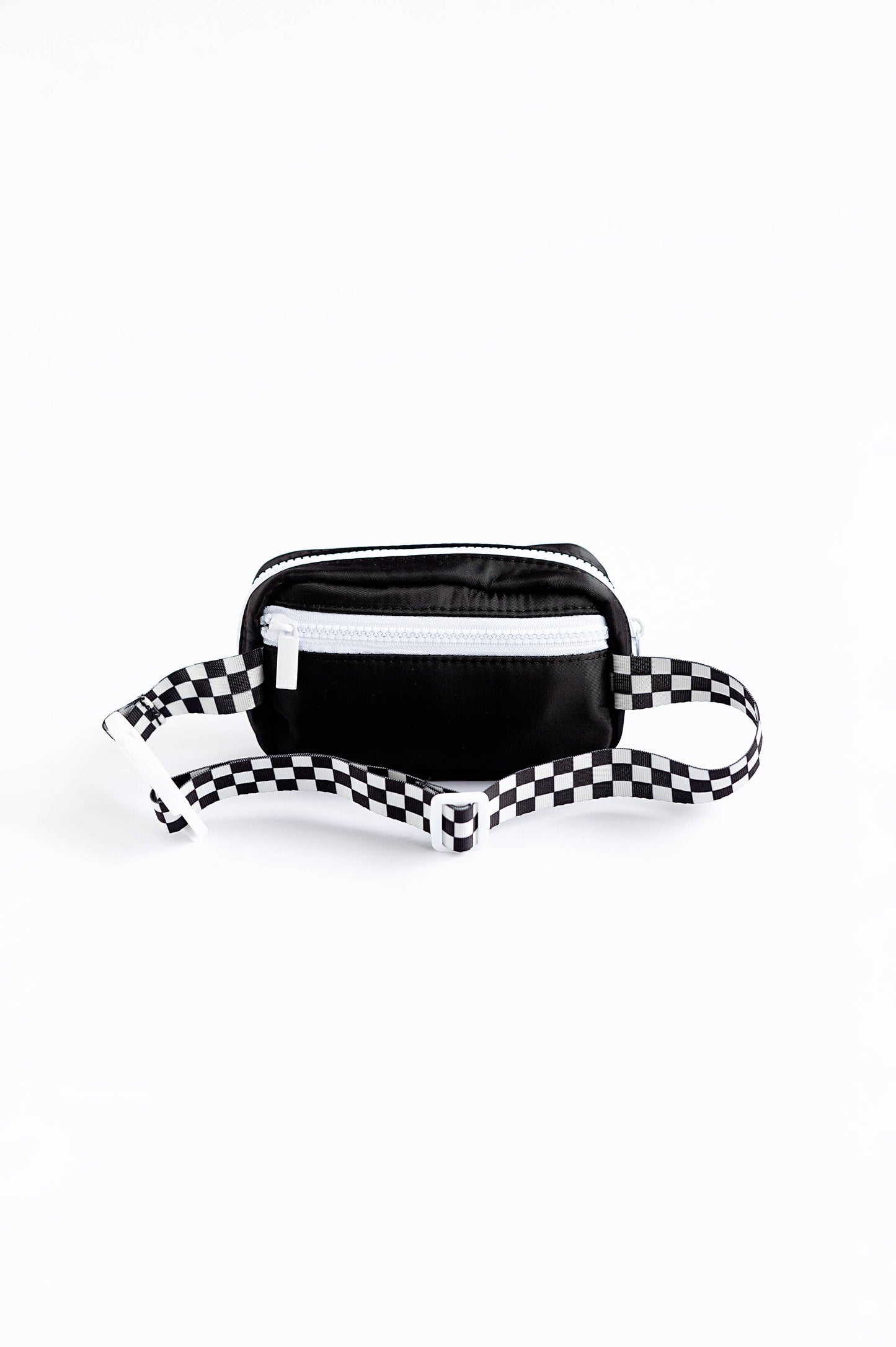 Checkered Strap Fanny Pack