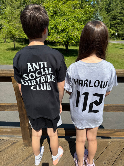 Anti-Social Dirt Bike Club Kids Tee