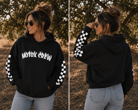 Women's Motox Crew Flame Hoodie
