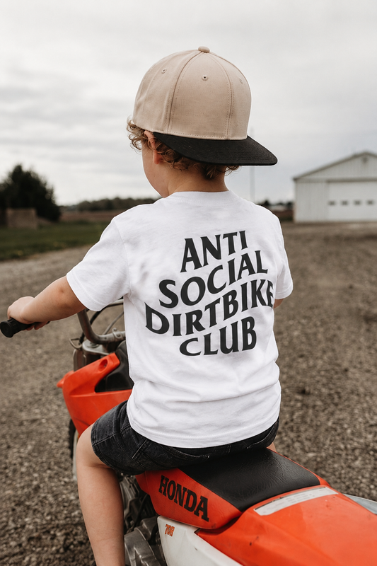 Anti-Social Dirt Bike Club Kids Tee