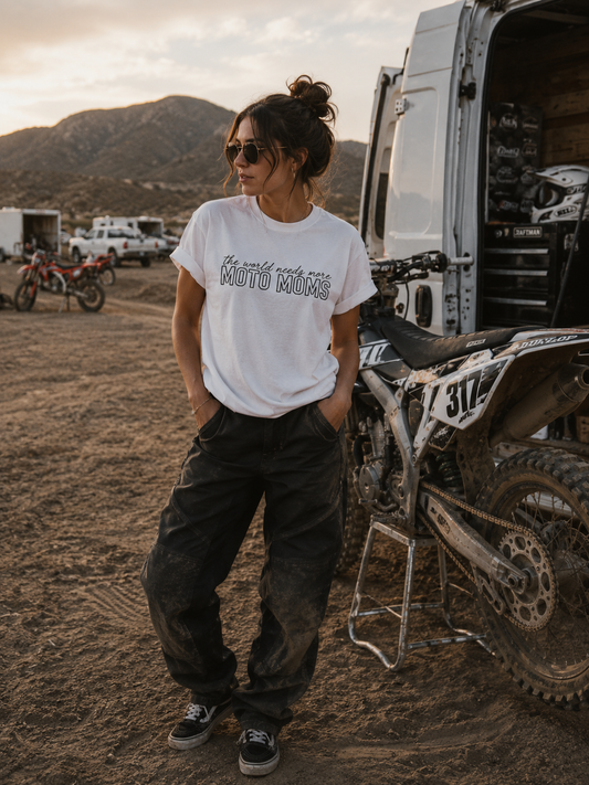 The World Needs More Moto Moms Tee