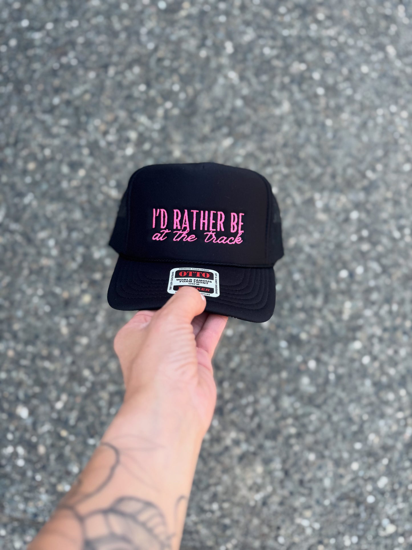 I’d Rather Be at the Track Snapback Hat