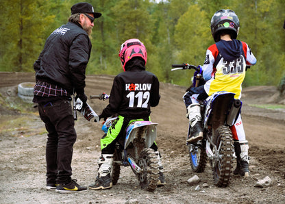 Kids Custom Make Moto Punk Again Windbreaker