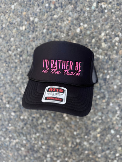 I’d Rather Be at the Track Snapback Hat