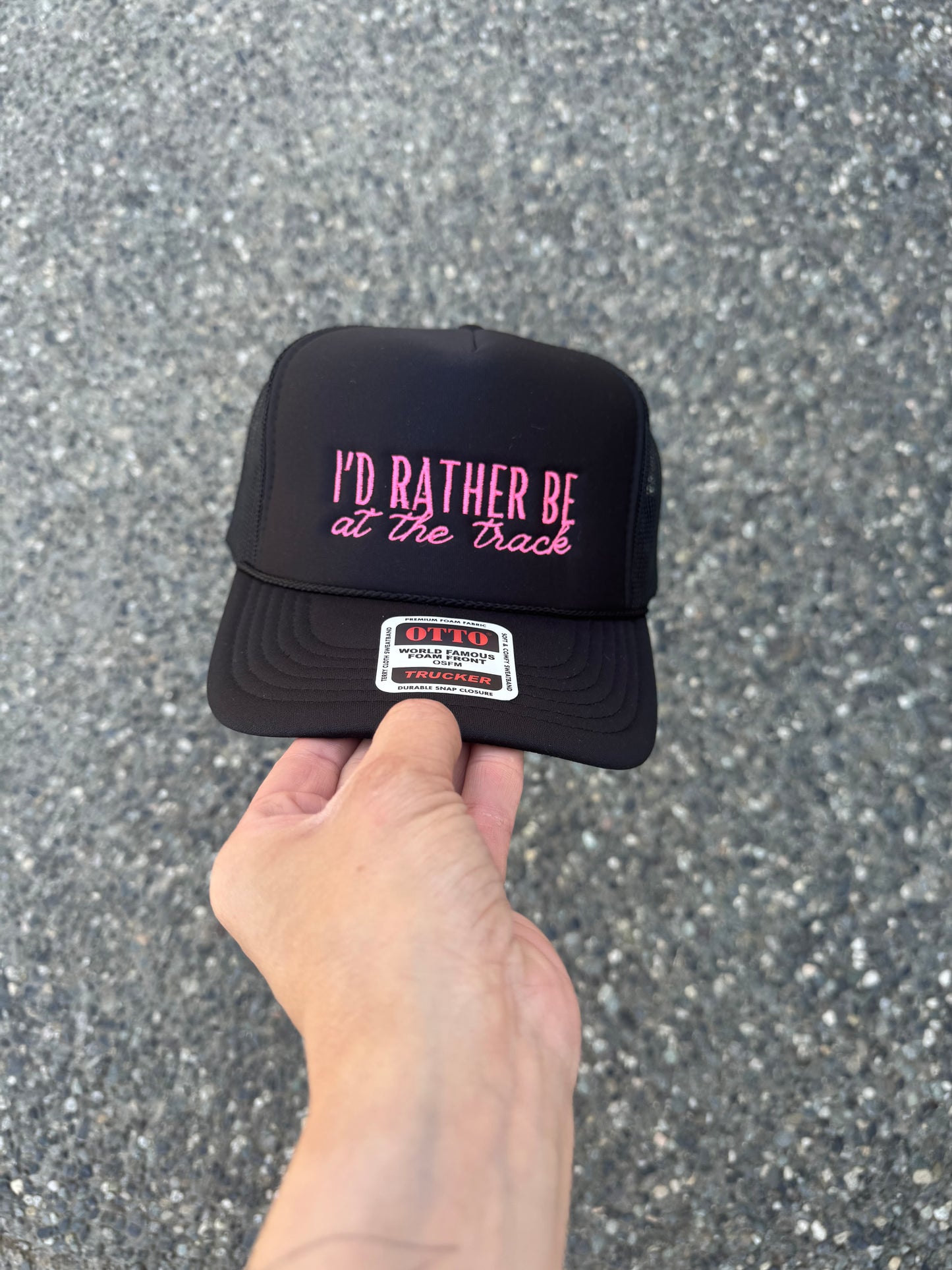 I’d Rather Be at the Track Snapback Hat