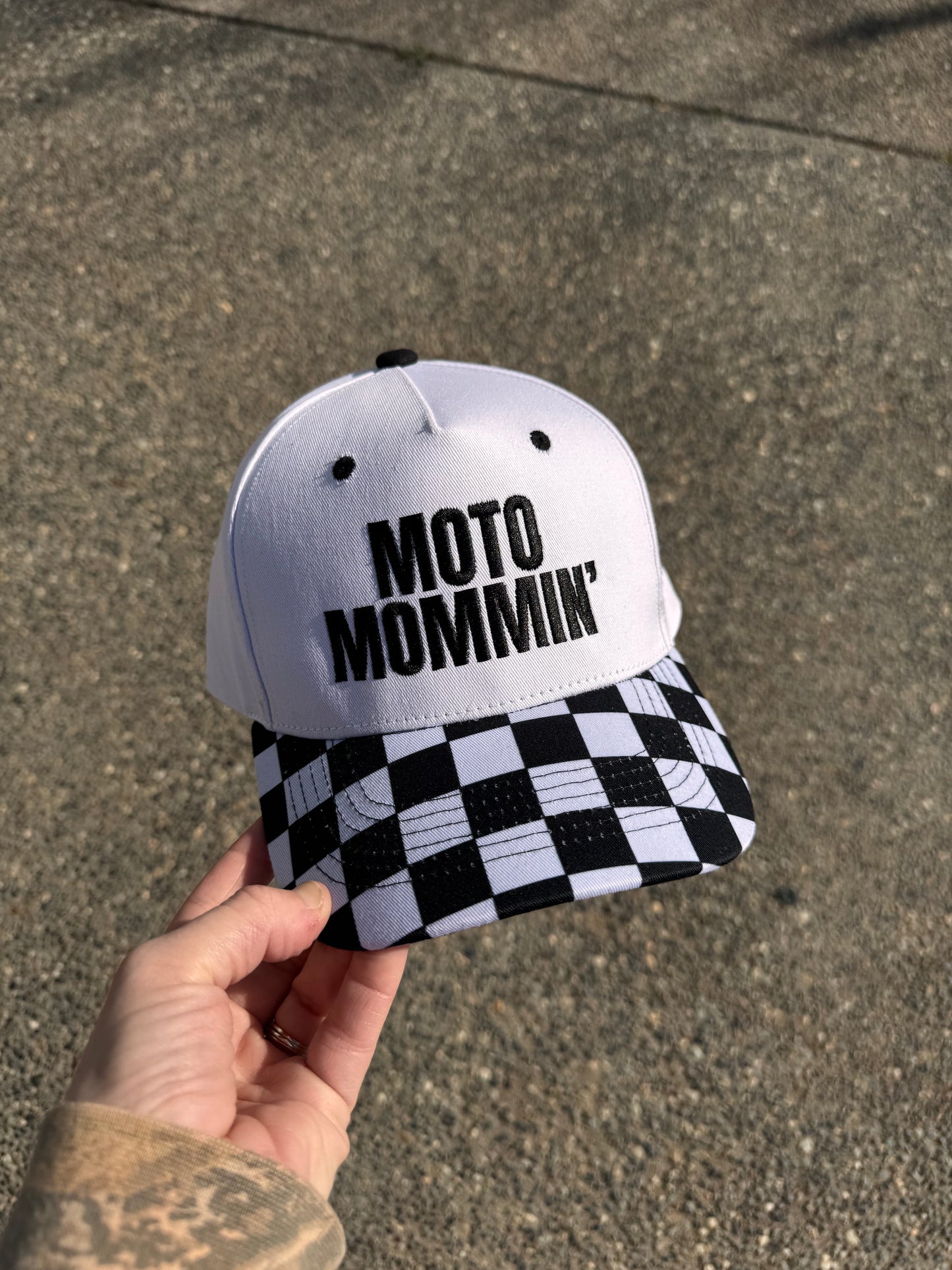 Moto Mommin' Snapback Hat