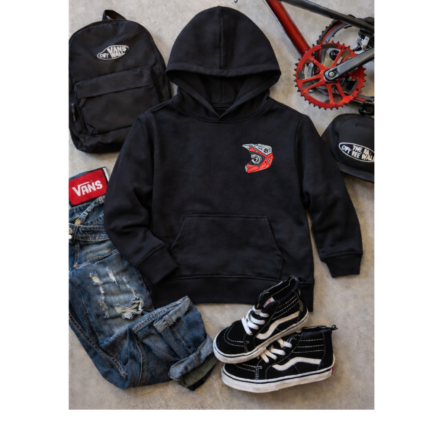 BMX Punk Kids Hoodie
