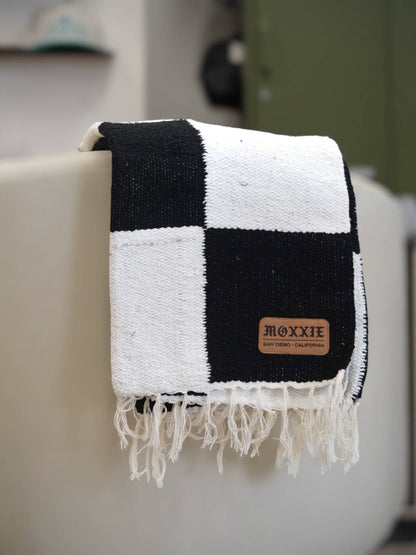 Checkered Moto Blanket
