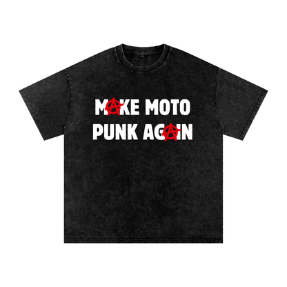 Make Moto Punk Again Stonewashed Tee
