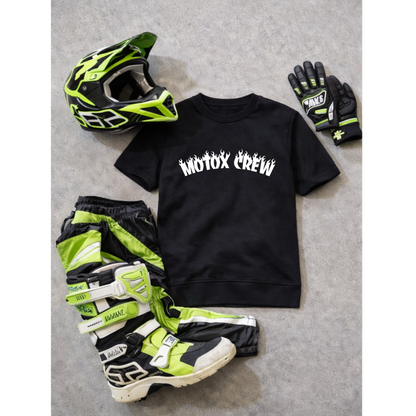 Youth Motox Crew Flame Tee