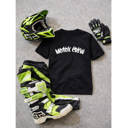Youth Motox Crew Flame Tee
