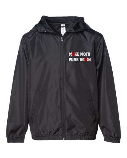 Kids Custom Make Moto Punk Again Windbreaker